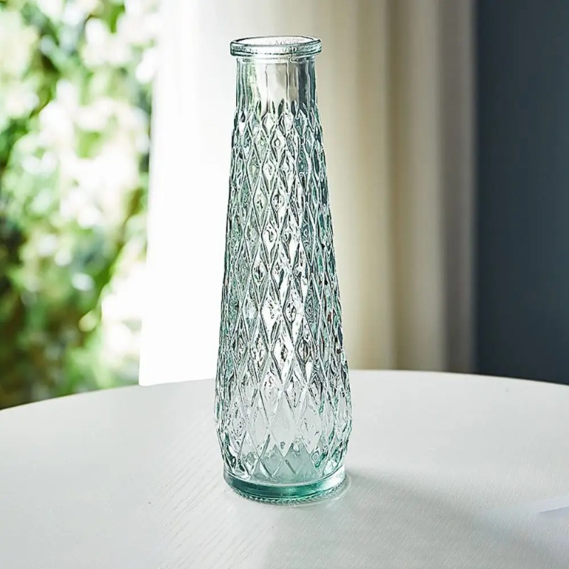 Home Decor Diy Ideas - Vas Kaca Vintage Sederhana dengan Motif