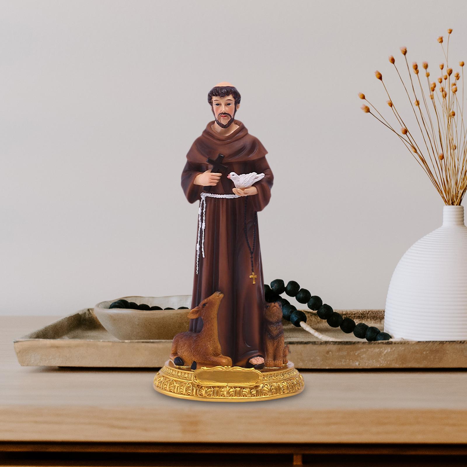 Home Decor On Sale - Saint Francis of Assisi patung Resin