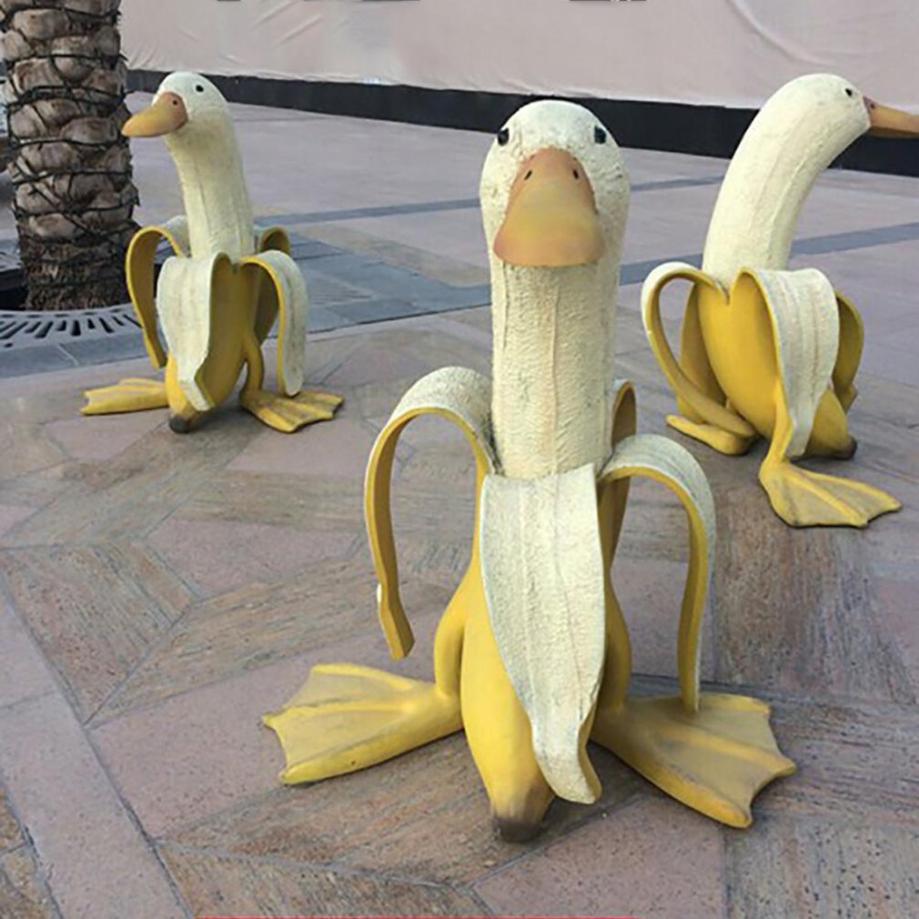 Home Decor On Sale - Banana bebek dekorasi taman kreatif patung