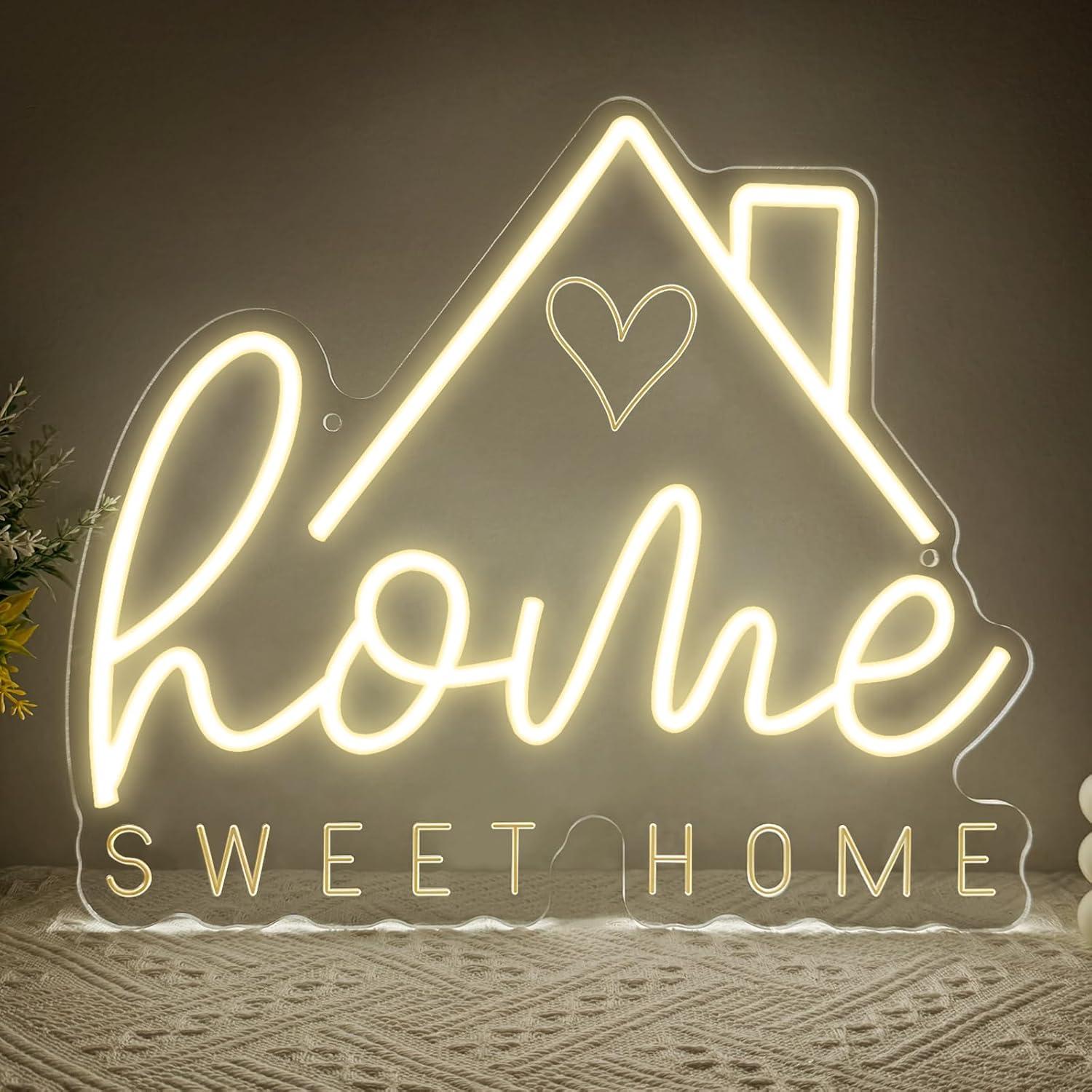 Home Decor Lighting - Lampu LED Neon Sweet Home USB