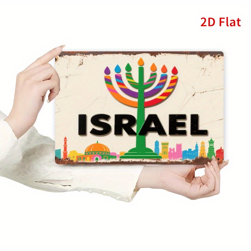 Home Decor Vintage - CIFBUY Hiasan Dinding Aluminium Vintage, Papan