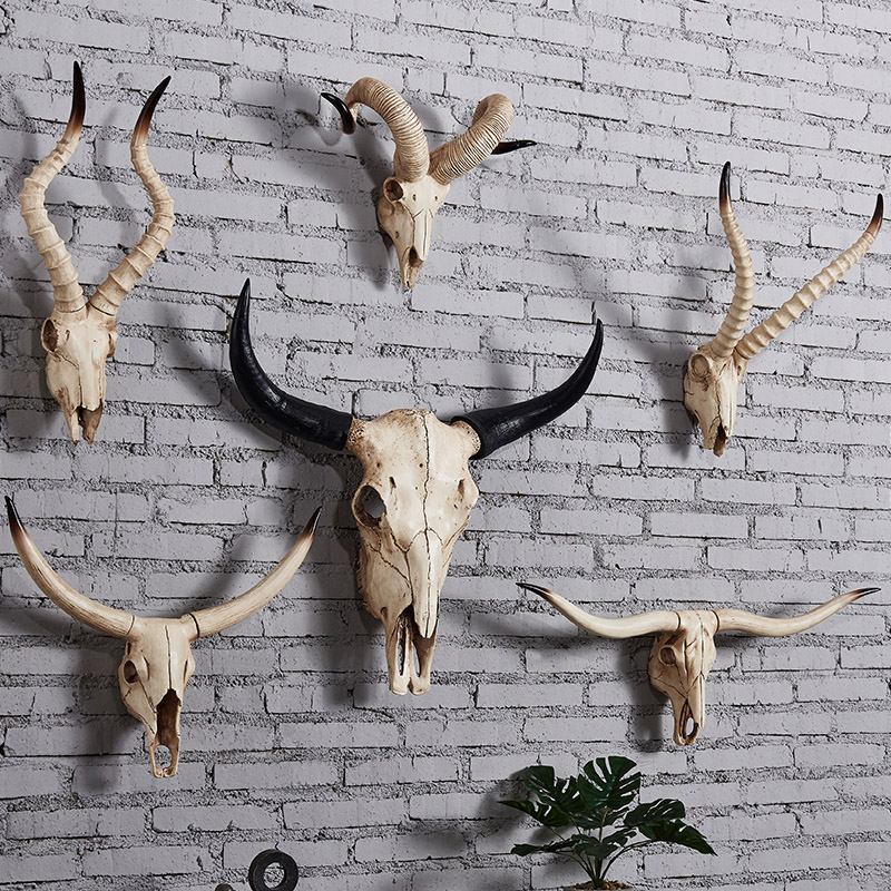 Home Decor On Sale - Dekorasi dinding tengkorak sapi buatan tangan,