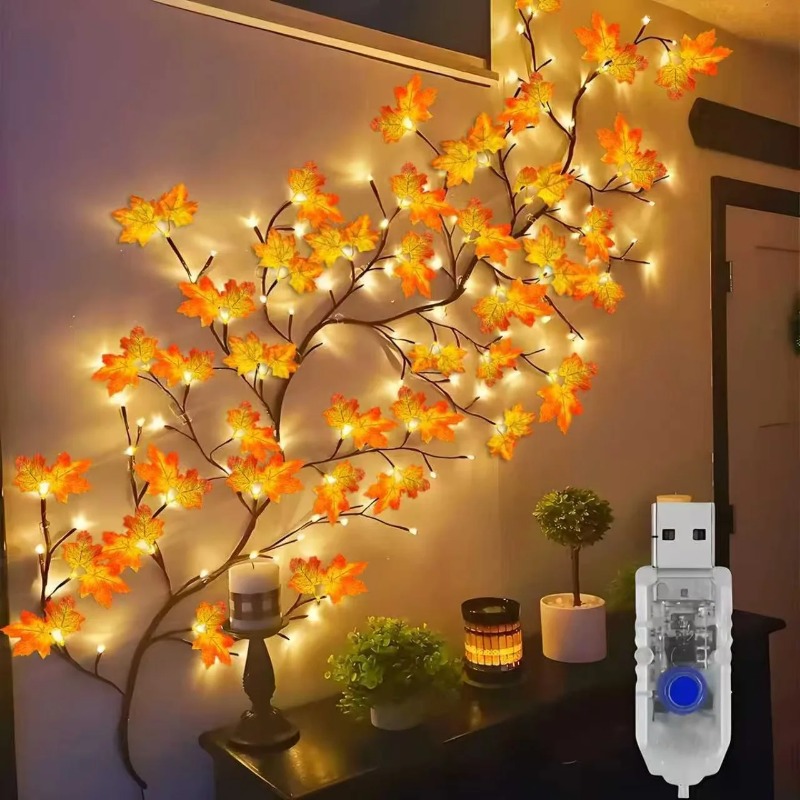 Home Decor Lighting - Lampu Hias Dinding Rumah Bentuk Daun