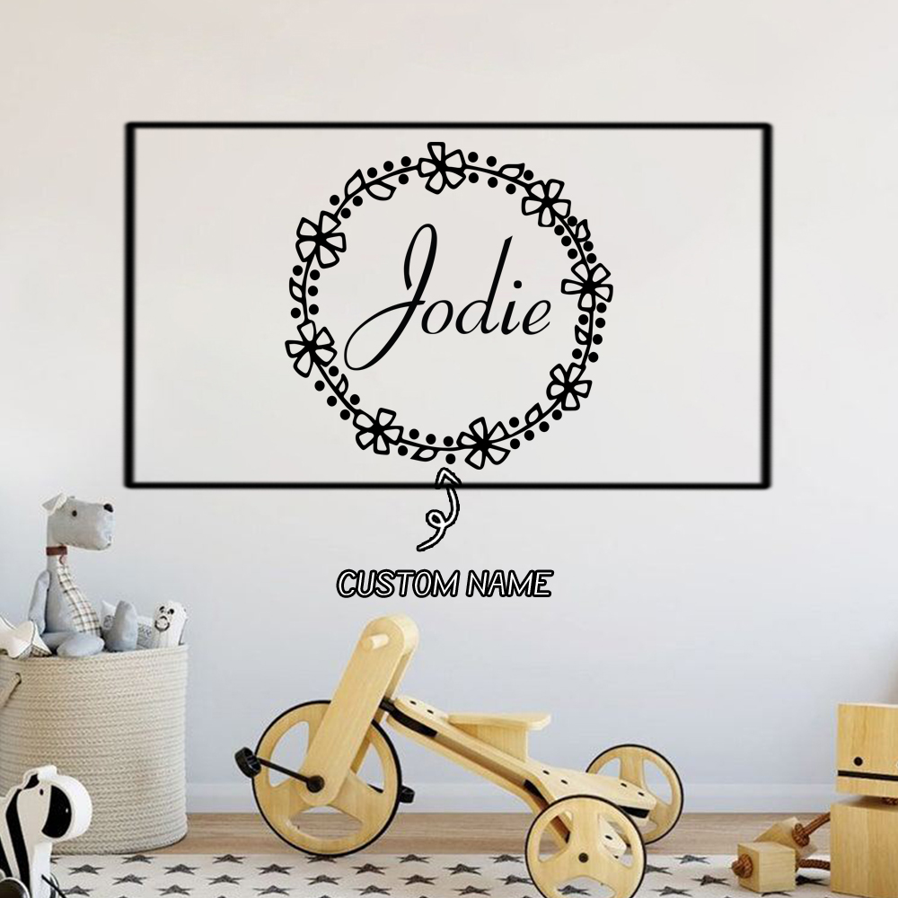 Home Decor Lovely Home - 1 Buah Karangan Bunga Cantik Teks
