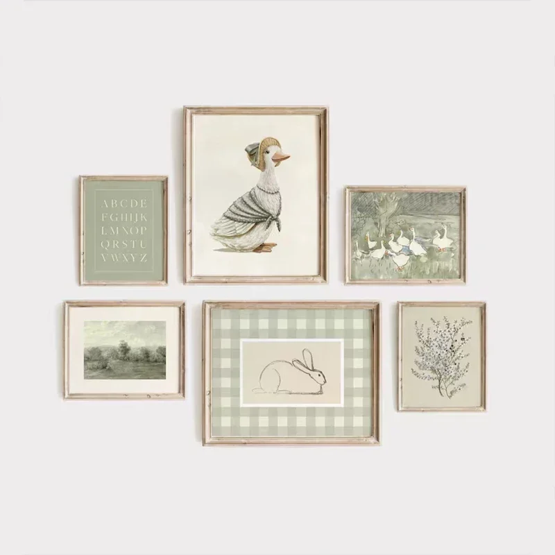 Home Decor Duck - Poster Dinding Galeri Kamar Anak Bohemian