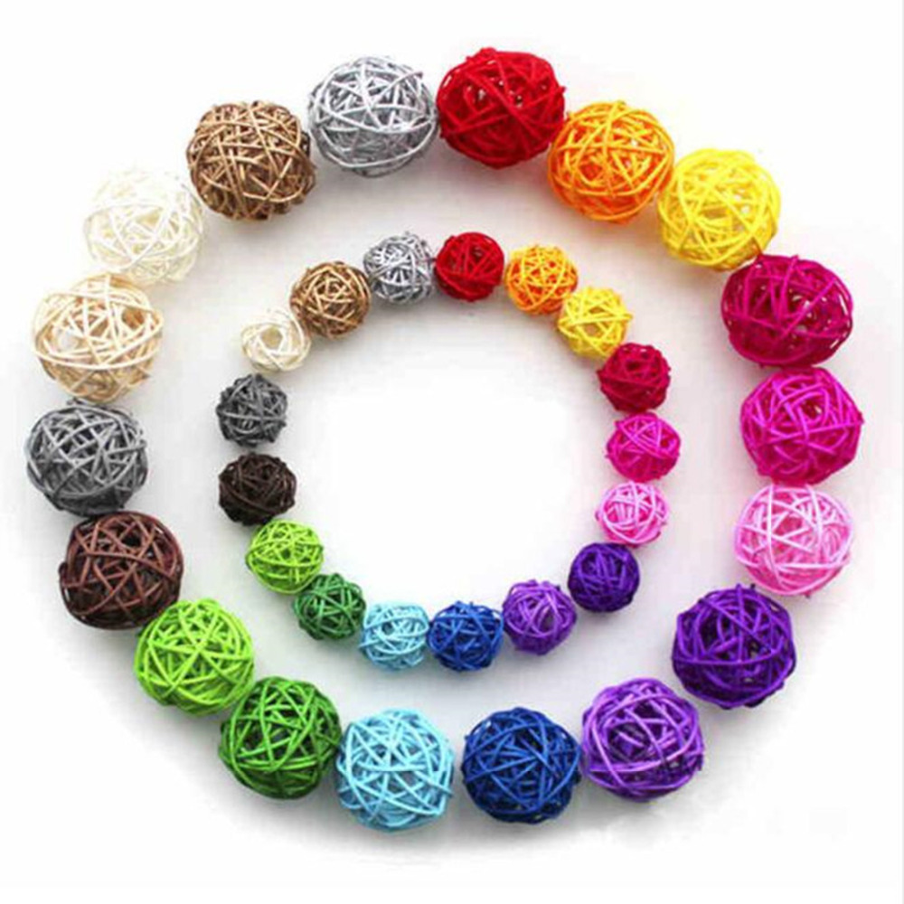 Home Decor On Sale - Penjualan Panas 20pcs/lot Bola Rotan Cantik
