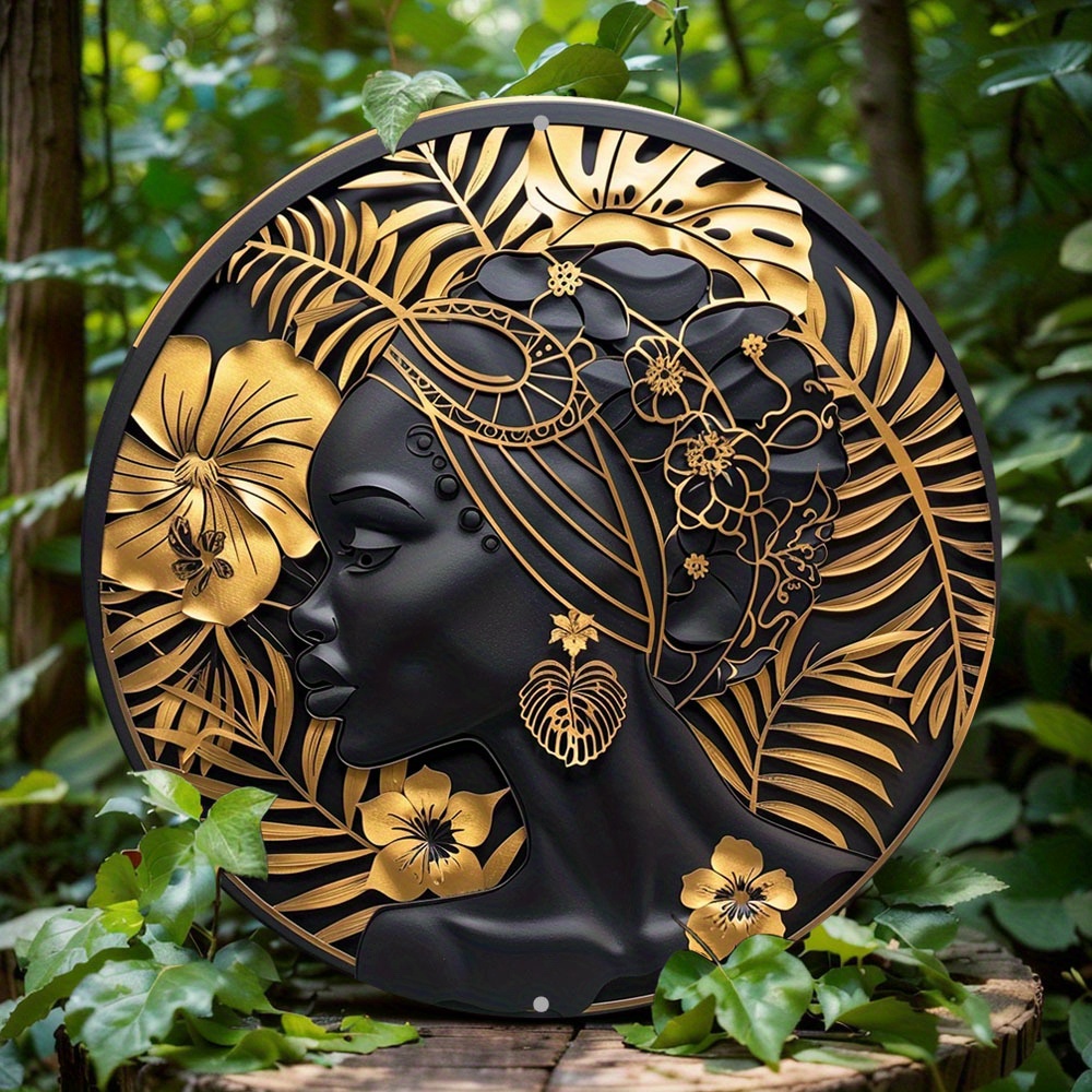 Home Decor Design Ideas - Topeng bertema Afrika tanda karangan bunga