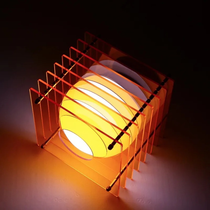 Home Decor Lighting - Lampu Bulan DIY Akrilik Seribu Lapis