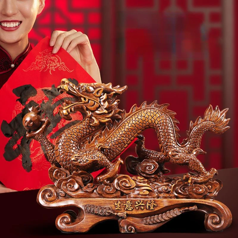 Home Decor On Sale - Ornamen Naga keberuntungan untuk menarik kekayaan