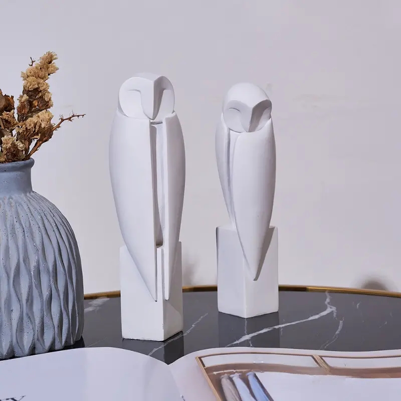 Home Decor On Sale - Patung Owll minimalis, hiasan patung hewan