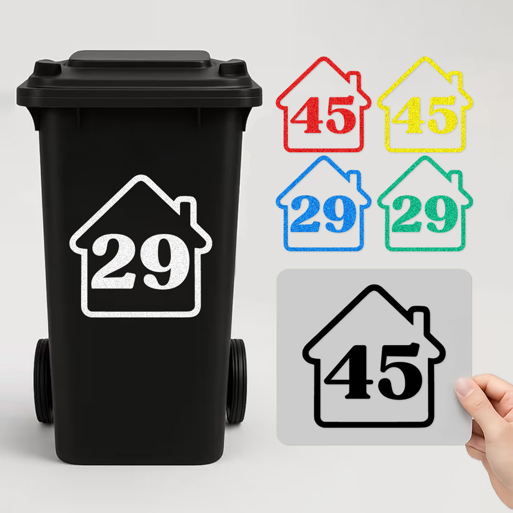 Home Decor Inspo - 3 Buah Stiker Nomor Rumah Tempat