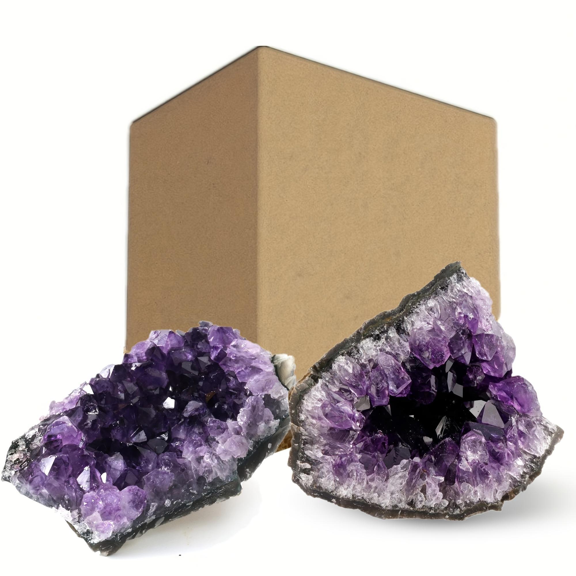 2 Buah Batu Amethyst Alami 60- - Home Decor Diy Ideas ulasan dan harga