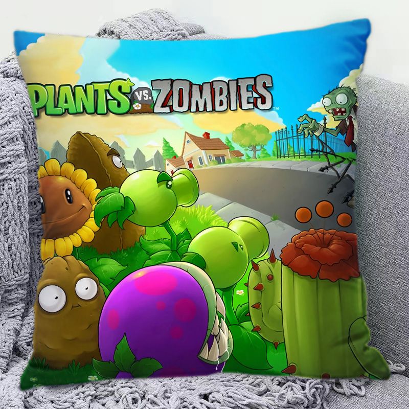 Plants Vs. Zombies Bantal Pola - Home Decor Sofa ulasan dan harga