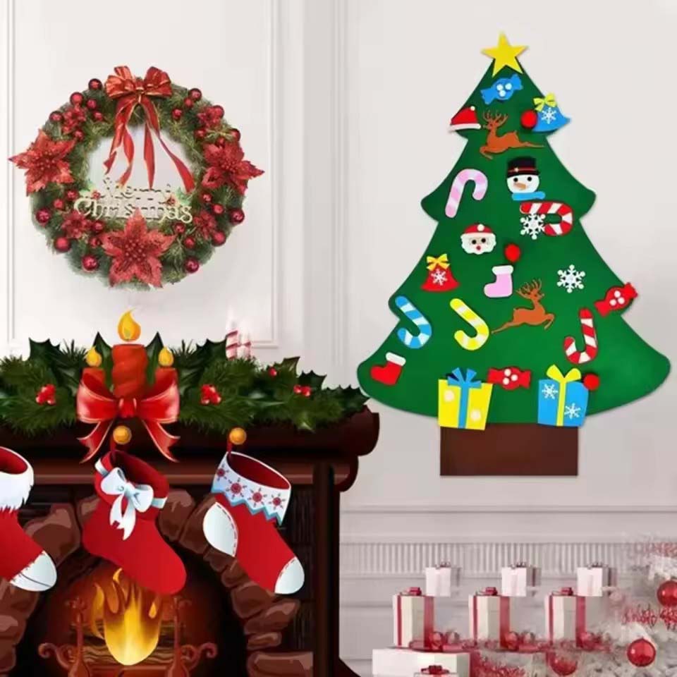 Set Pohon Natal Felt DIY untuk - Home Decor Diy Ideas ulasan dan harga