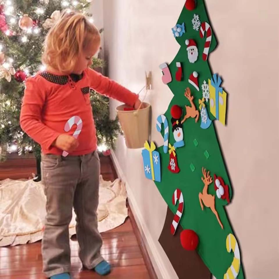 Set Pohon Natal Felt DIY untuk - Home Decor Diy Ideas ulasan dan harga