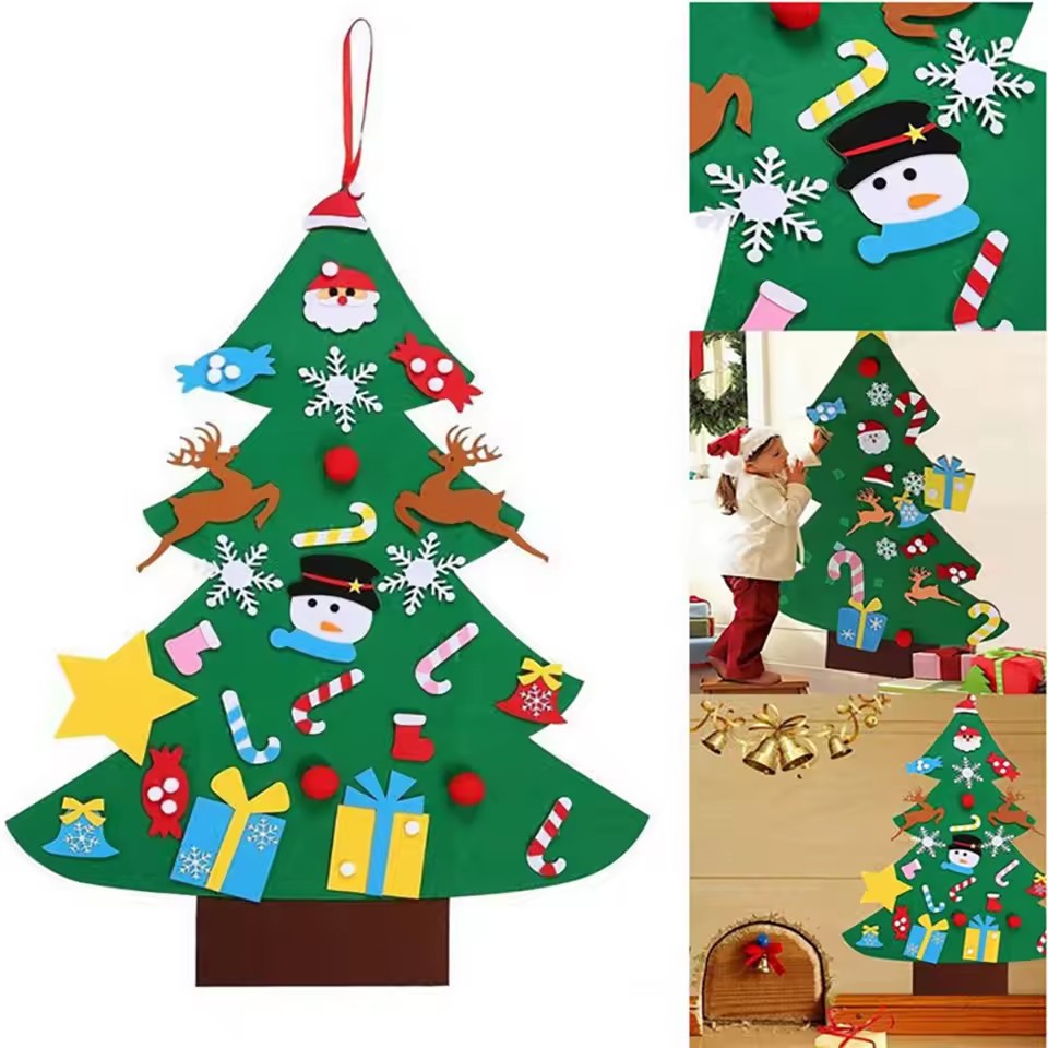 Set Pohon Natal Felt DIY untuk - Home Decor Diy Ideas ulasan dan harga