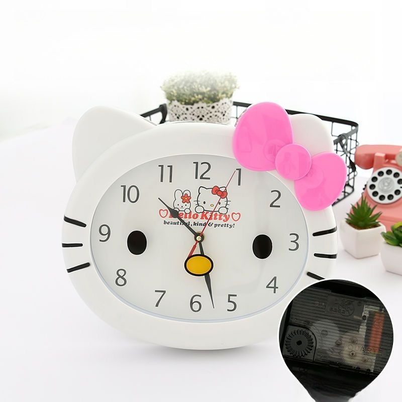 Jam Dinding Senyap HelloKitty  - Wall Clock Silent ulasan dan harga