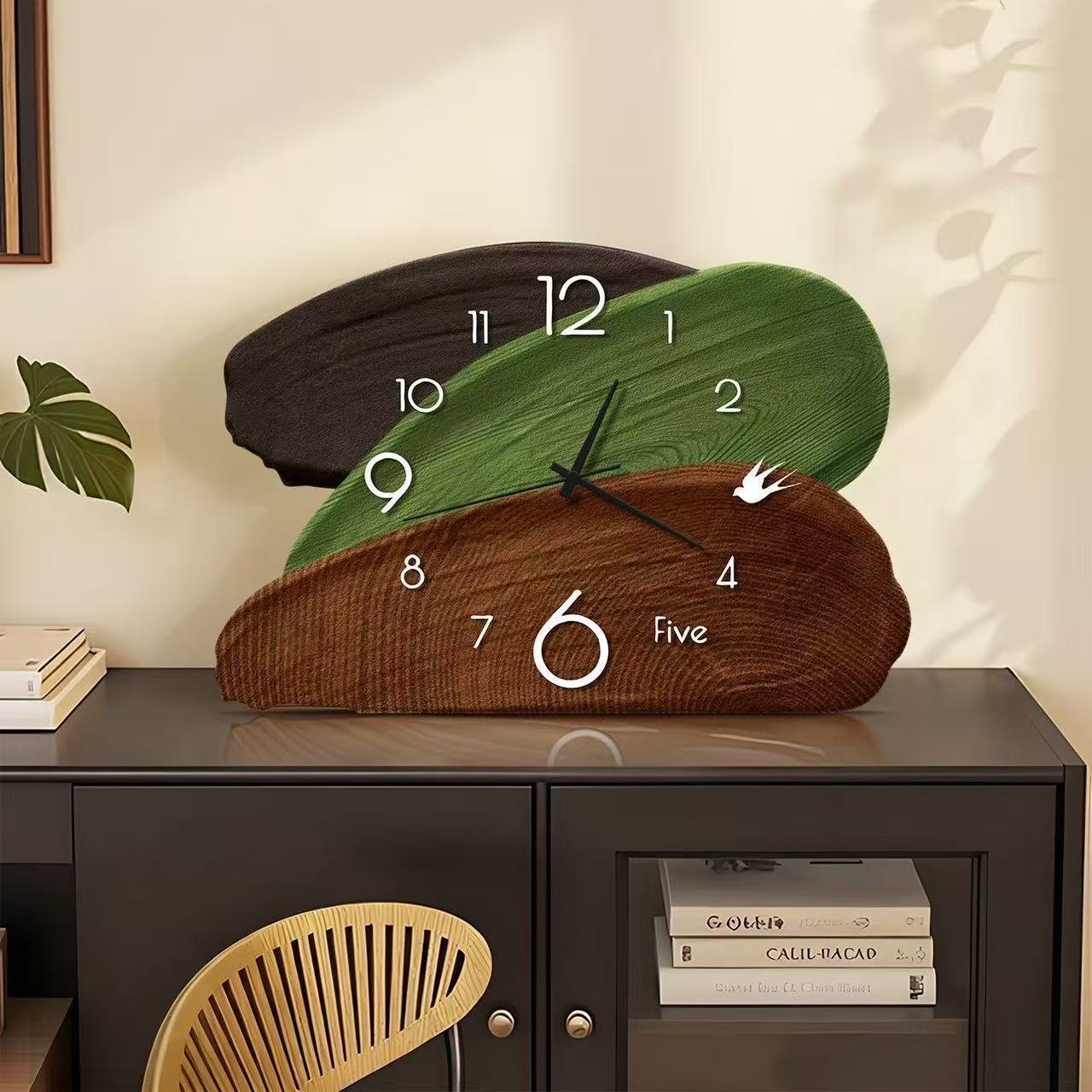 Jam Dinding & Meja Retro Hijau - Wall Clock Silent ulasan dan harga