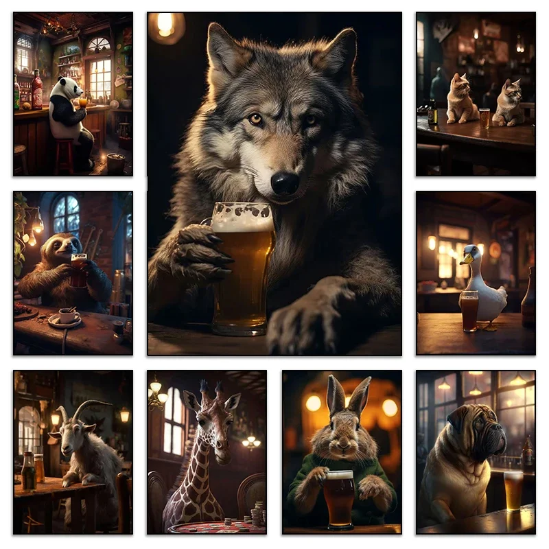 Poster Bar Minuman Kucing Anji - Home Decor Duck ulasan dan harga