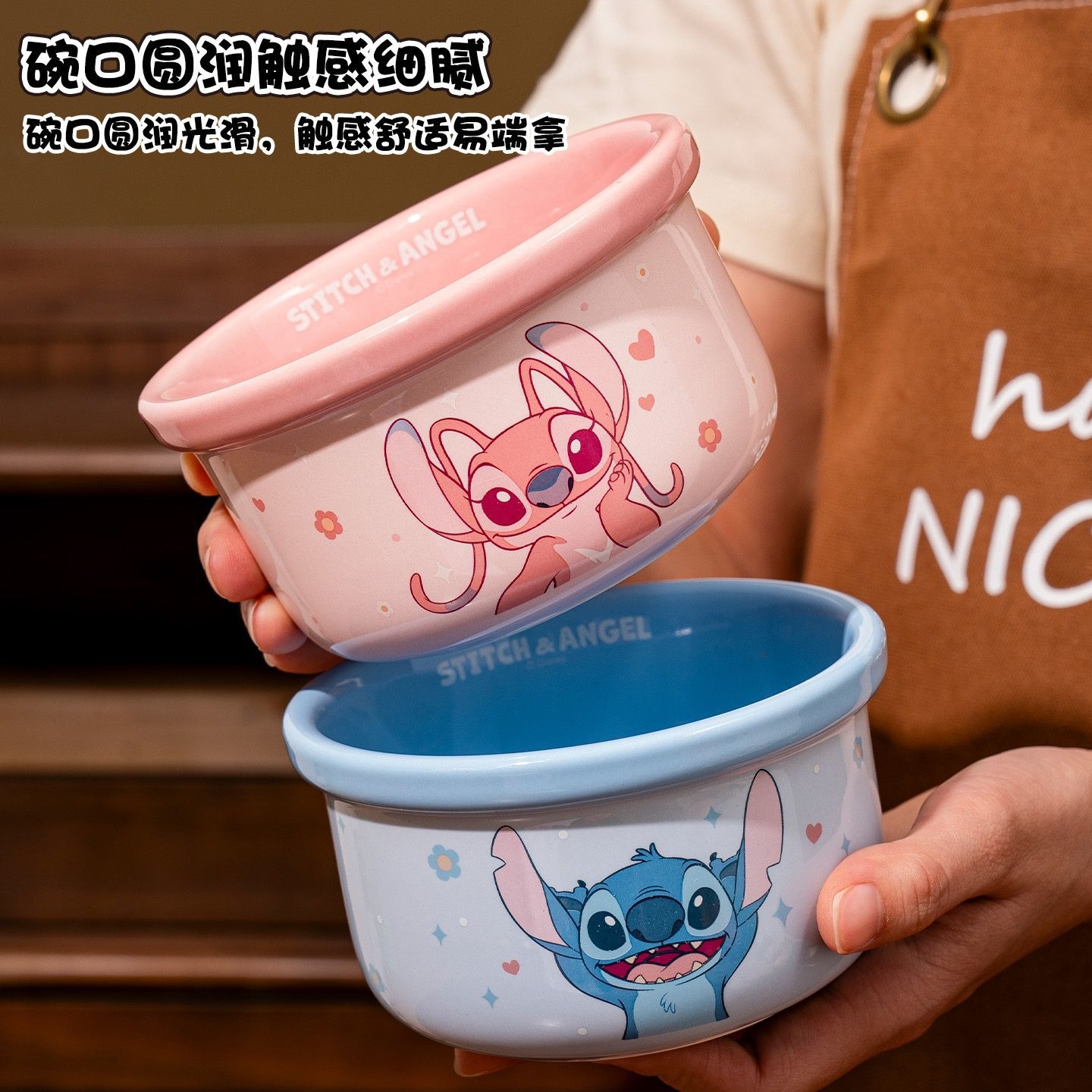Mangkuk Keramik Stitch untuk R - Home Decor Disney ulasan dan harga