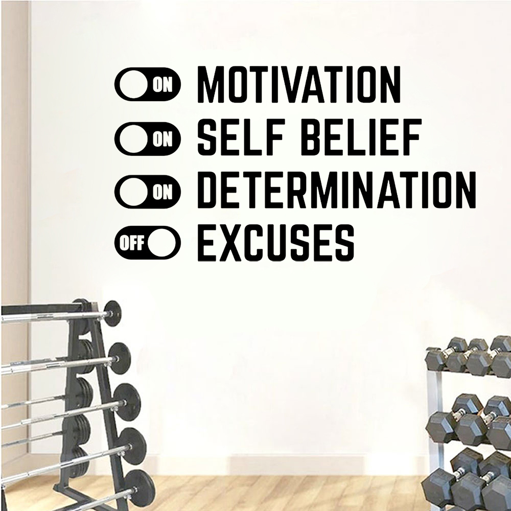 Stiker Dinding Kutipan Gym Tog - Home Decor Quotes On Wall ulasan dan harga