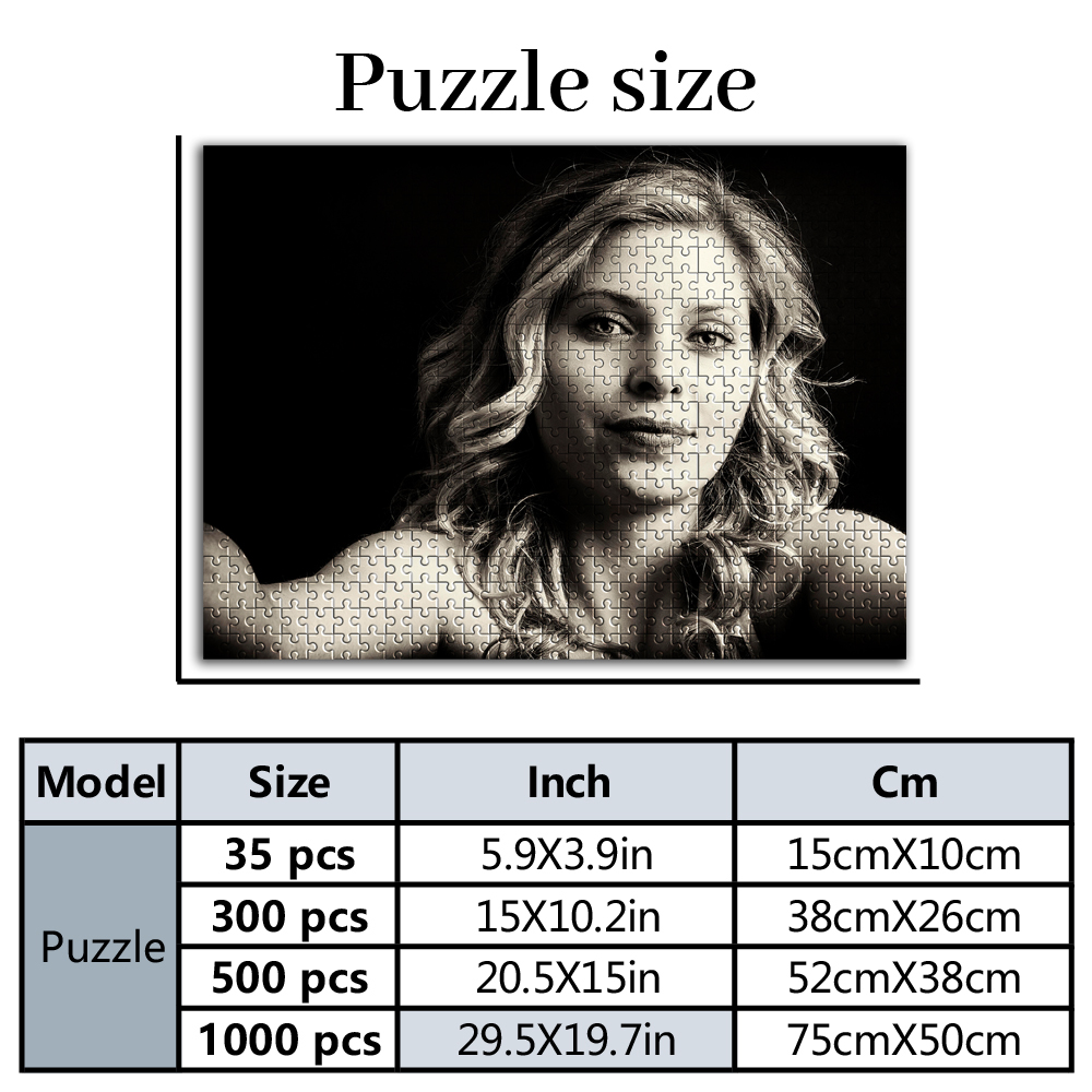 35/300/500/1000pcs Puzzle Foto - Home Decor Pt ulasan dan harga