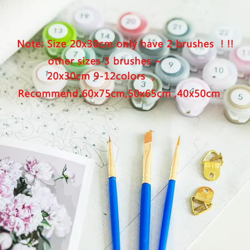 GATYZTORY Lukisan Merak Berdas - Home Decor Diy Ideas ulasan dan harga