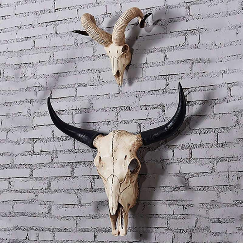 Dekorasi dinding tengkorak sap - Home Decor On Sale ulasan dan harga