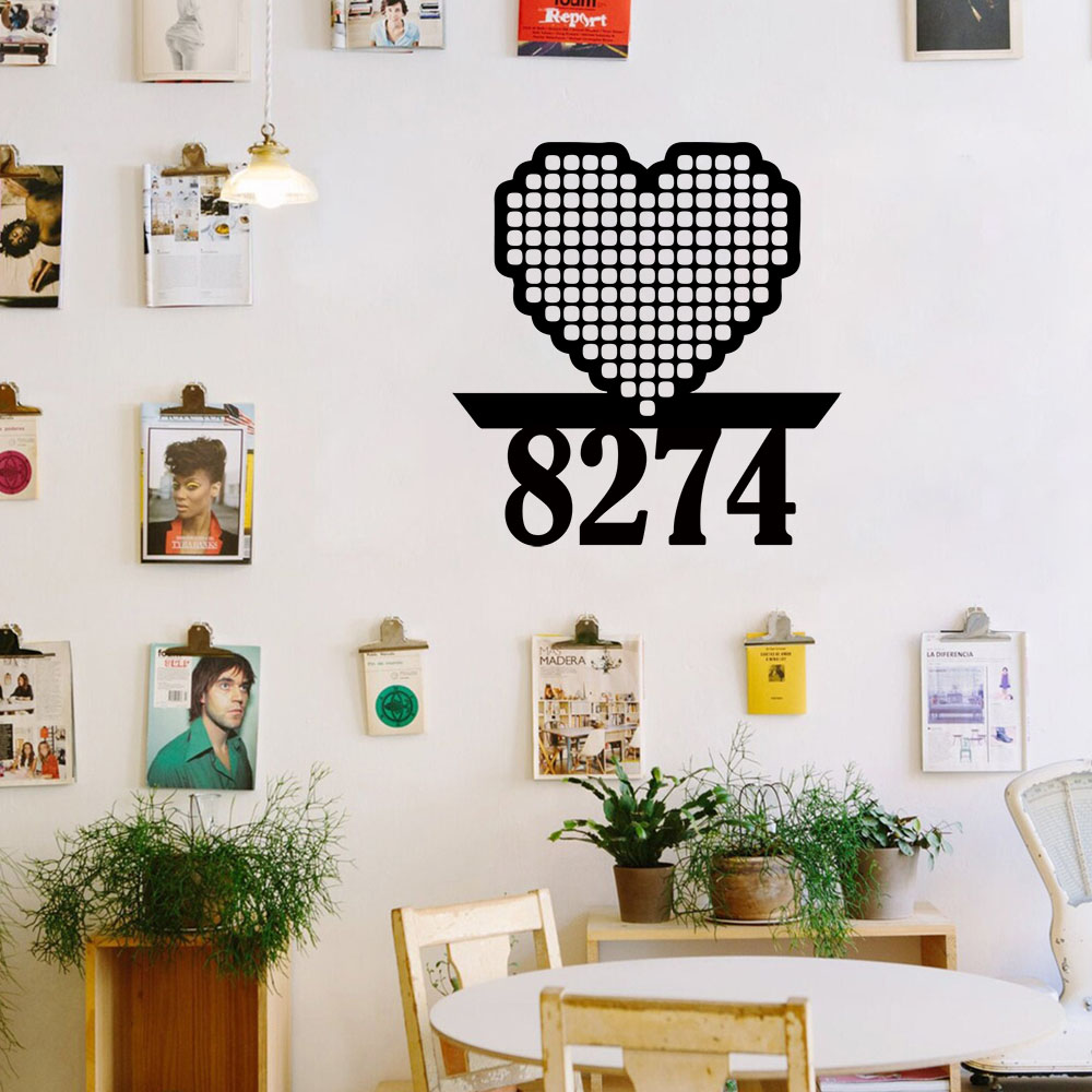 1 Buah Stiker Dinding Nama Dap - Home Decor Lovely Home ulasan dan harga
