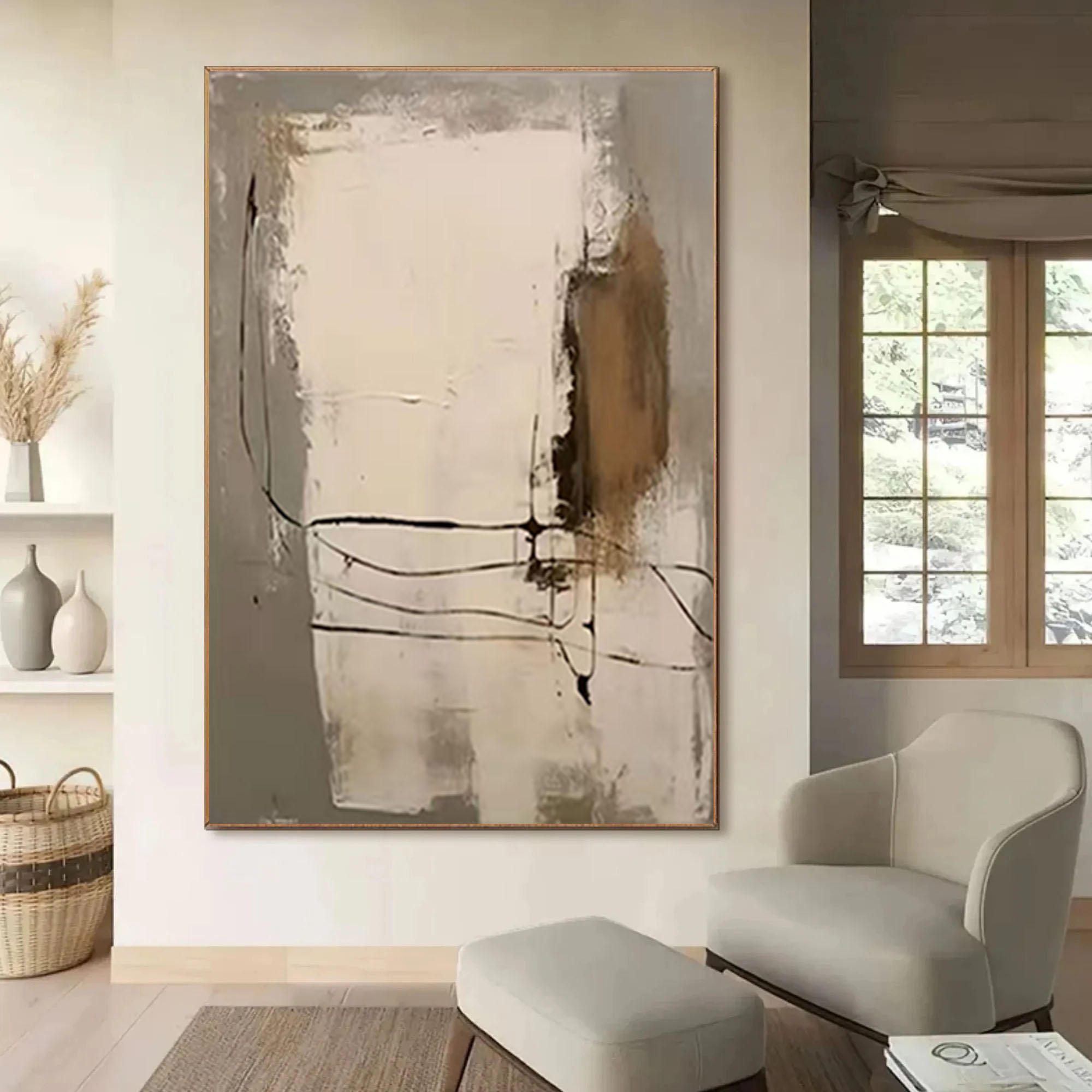 100% Lukisan Minyak Yang Diluk - Home Decor Color Palettes ulasan dan harga