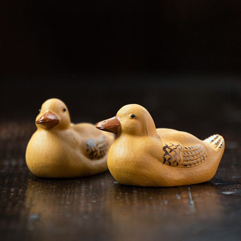 Patung Bebek Lucu Yixing Zisha - Home Decor Duck ulasan dan harga
