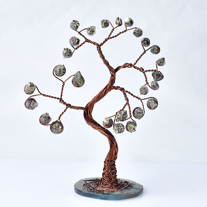 1 Buah Aquamarine Pirit Pohon  - Home Decor Location ulasan dan harga