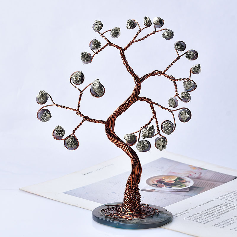 1 Buah Aquamarine Pirit Pohon  - Home Decor Location ulasan dan harga
