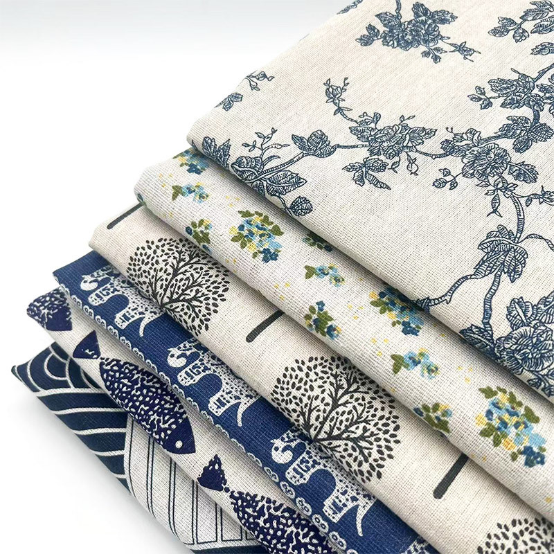 Kain Campuran Katun Linen Moti - Home Decor Inspo ulasan dan harga