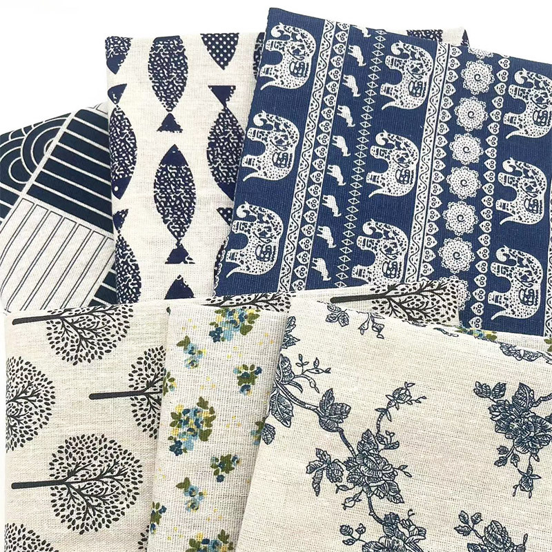 Kain Campuran Katun Linen Moti - Home Decor Inspo ulasan dan harga