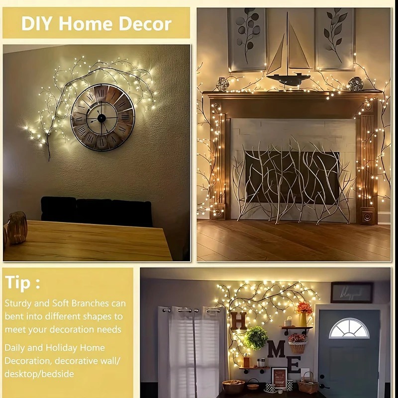 Lampu Hias Dinding Rumah Bentu - Home Decor Lighting ulasan dan harga