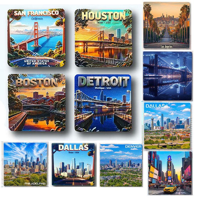 Magnet Kulkas AS Dallas Boston - Home Decor Dallas ulasan dan harga