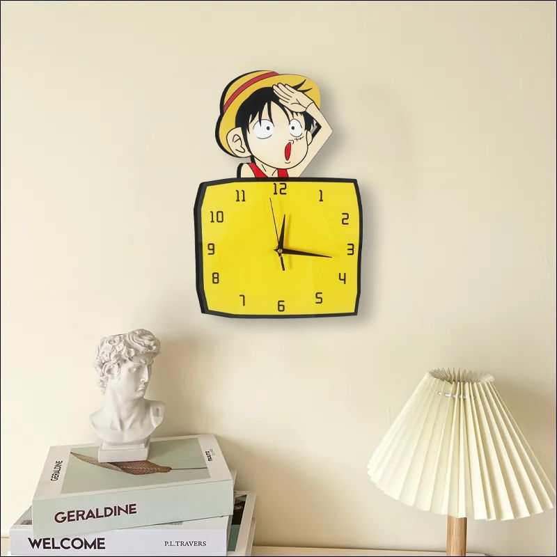 Monkey· D·Luffy jam dinding ka - Wall Clock Silent ulasan dan harga