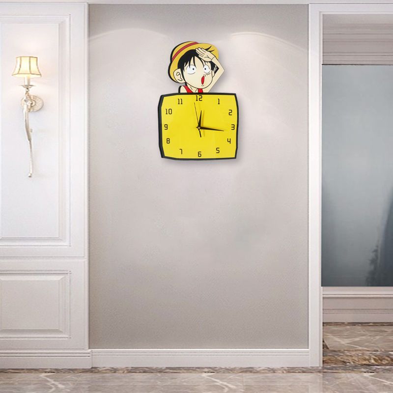 Monkey· D·Luffy jam dinding ka - Wall Clock Silent ulasan dan harga