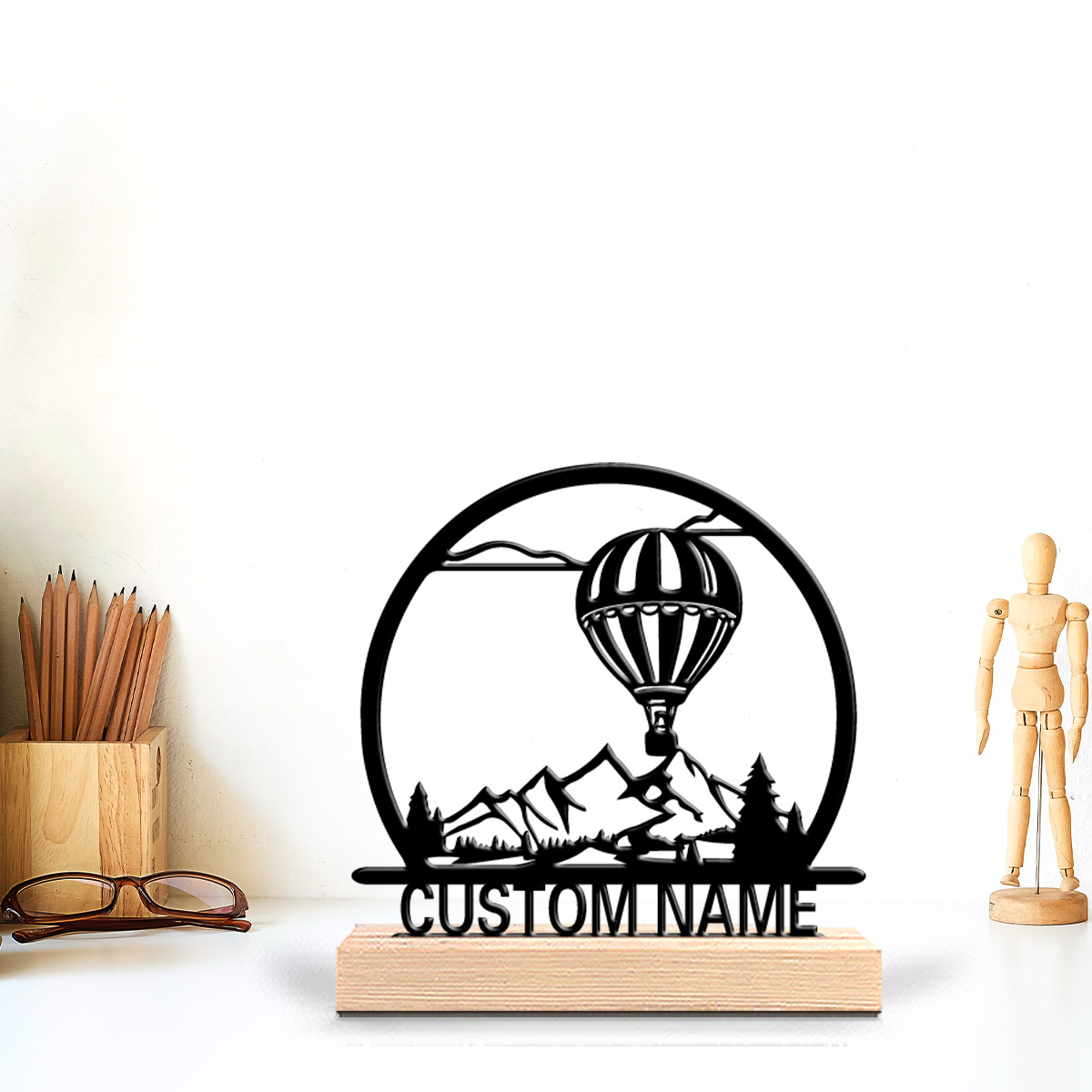 1pc Balon Udara Panas Patung T - Home Decor Zone ulasan dan harga