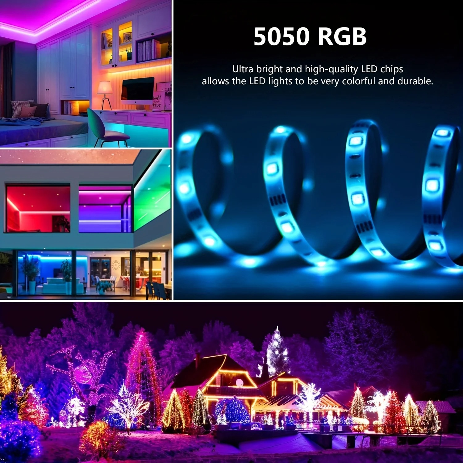 10M 20M 30M Lampu LED RGB Stri - Home Decor App Free ulasan dan harga
