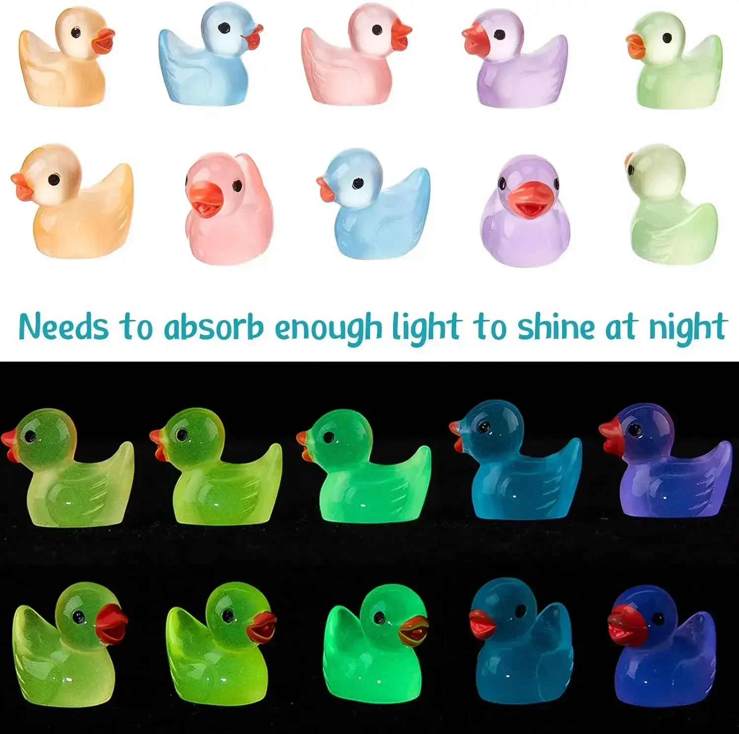 500-50 Buah Patung Bebek Minia - Home Decor Duck ulasan dan harga