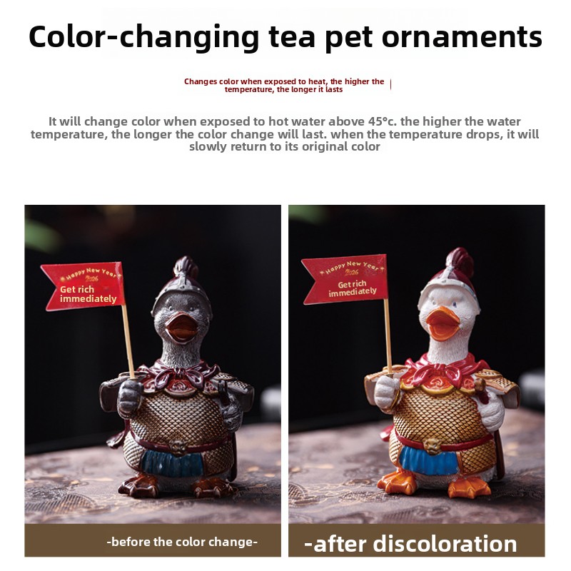Ornamen Bebek Pet Teh Berubah  - Home Decor Duck ulasan dan harga