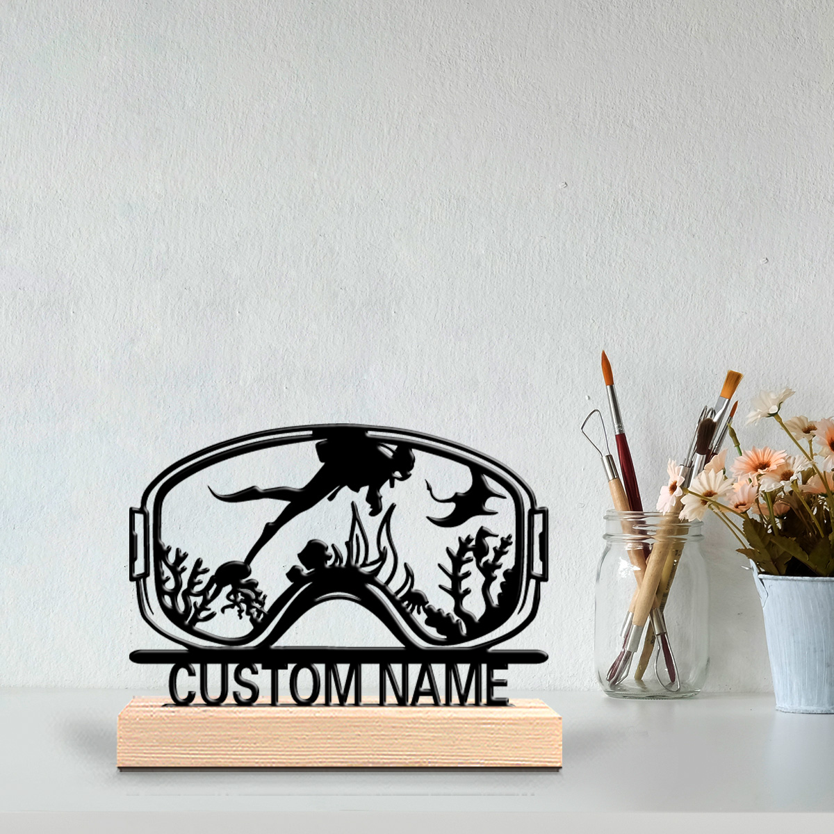 1pc Dekorasi Dinding Kayu Cust - Home Decor Zone ulasan dan harga