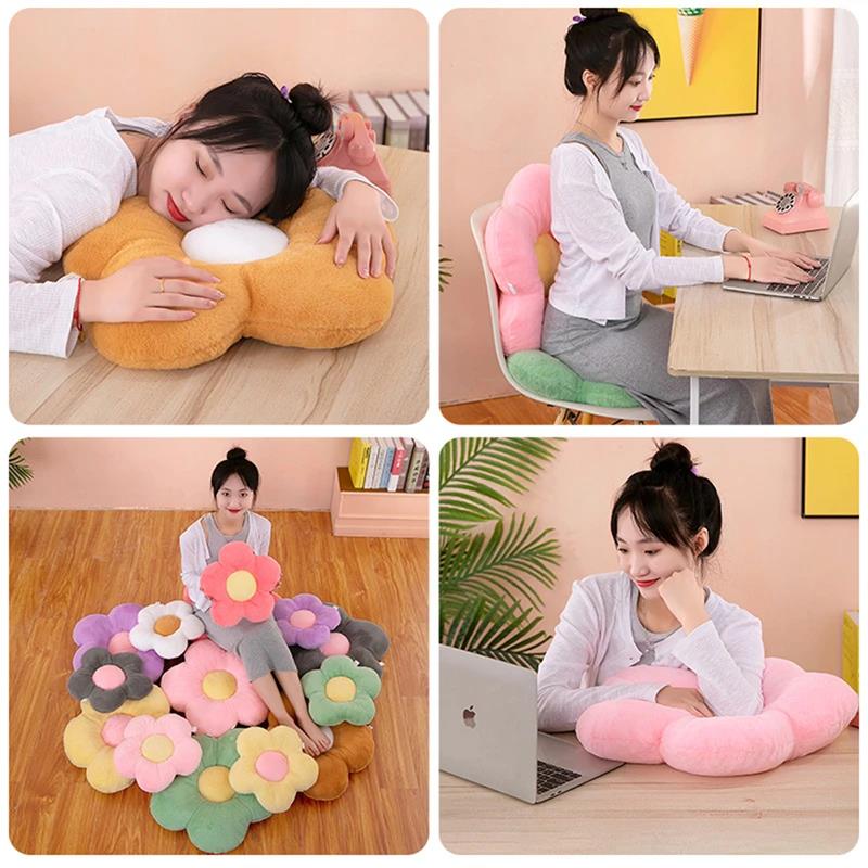 Bantal Plush Bunga Matahari Wa - Home Decor Sofa ulasan dan harga
