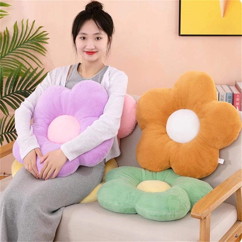 Bantal Plush Bunga Matahari Wa - Home Decor Sofa ulasan dan harga