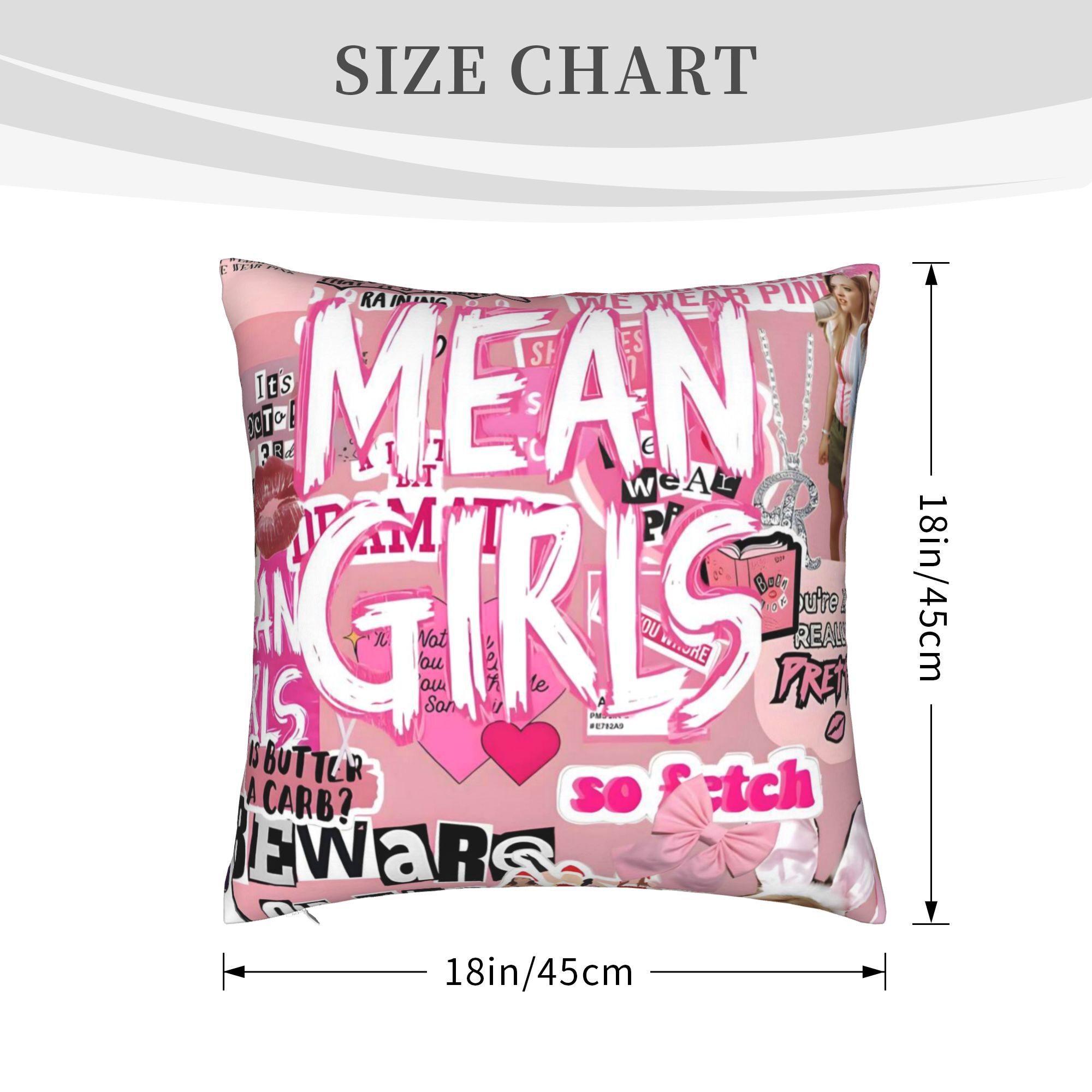 Sarung Bantal Cetak Satu Sisi  - Home Decor Color Palettes ulasan dan harga