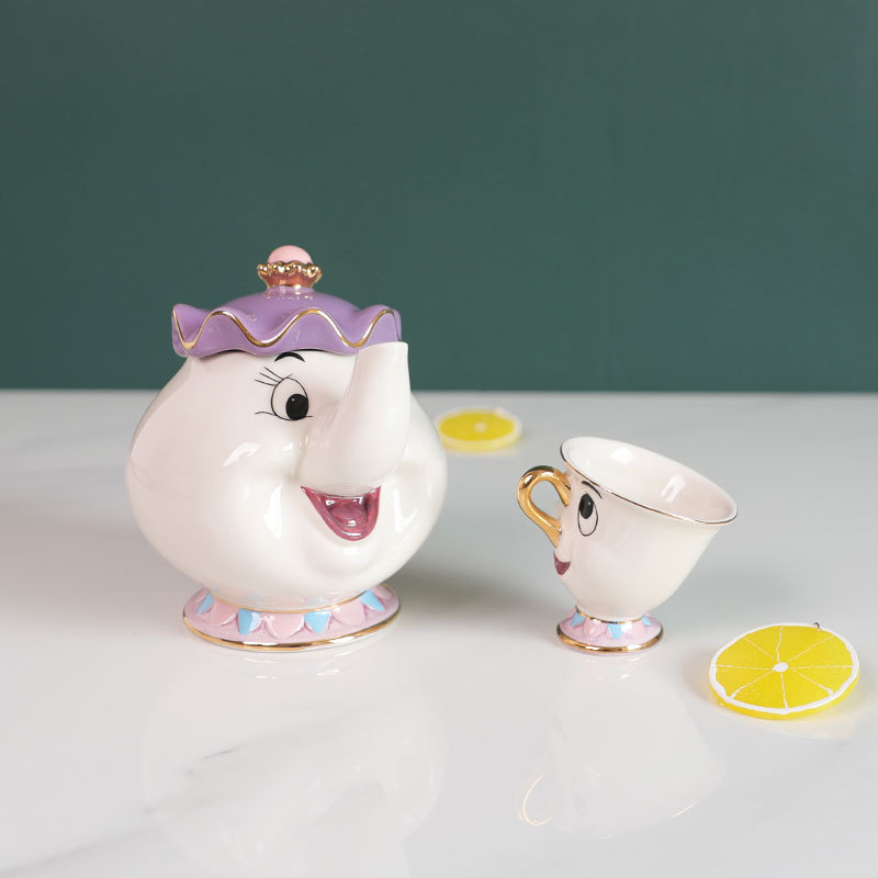 Teko Teh Kartun Beauty And The - Home Decor Disney ulasan dan harga