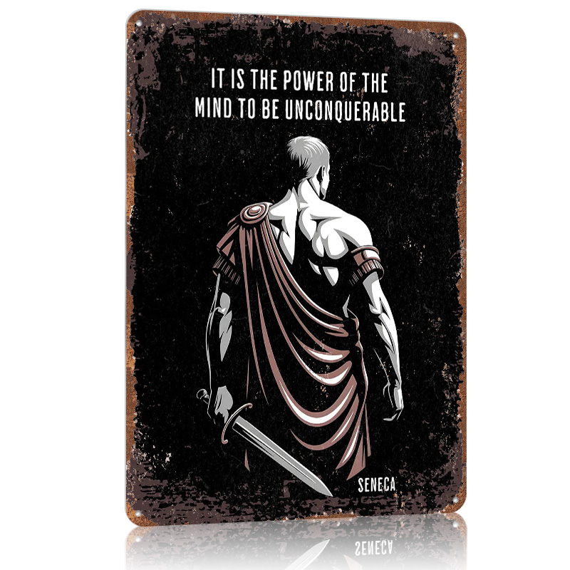 Poster Logam Kutipan Seneca St - Home Decor Quotes On Wall ulasan dan harga
