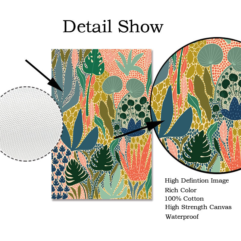 Poster Seni Boho Pelangi Garis - Home Decor Pt ulasan dan harga